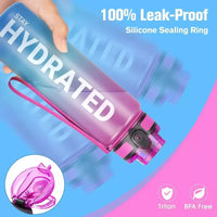 1000Ml Large Capacity Sports Water Bottle Portable Plastic Water Cup Outdoor Cycling Hiking Camping Beach Drinking Tools Gym Jug