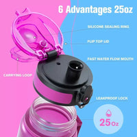 1000Ml Large Capacity Sports Water Bottle Portable Plastic Water Cup Outdoor Cycling Hiking Camping Beach Drinking Tools Gym Jug