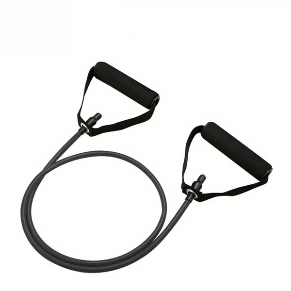 1Pc 4-Level Resistance Bands with Handles for Home Workouts and Strength Training - Perfect for Yoga, Pilates,And Fitness Equipm