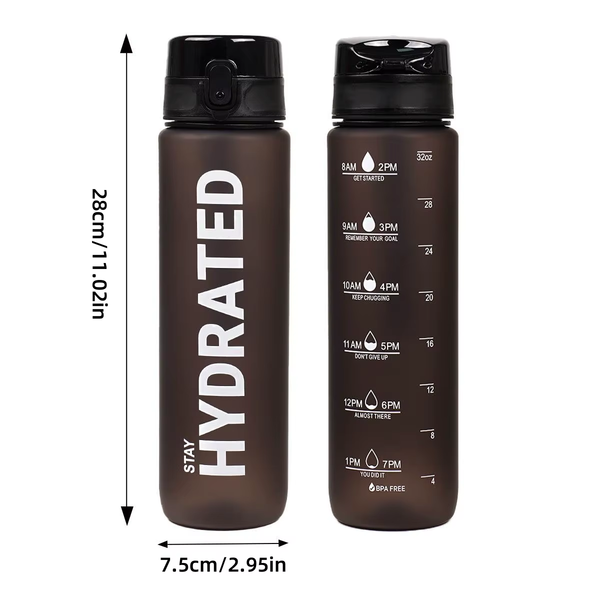 1000Ml Large Capacity Sports Water Bottle Portable Plastic Water Cup Outdoor Cycling Hiking Camping Beach Drinking Tools Gym Jug